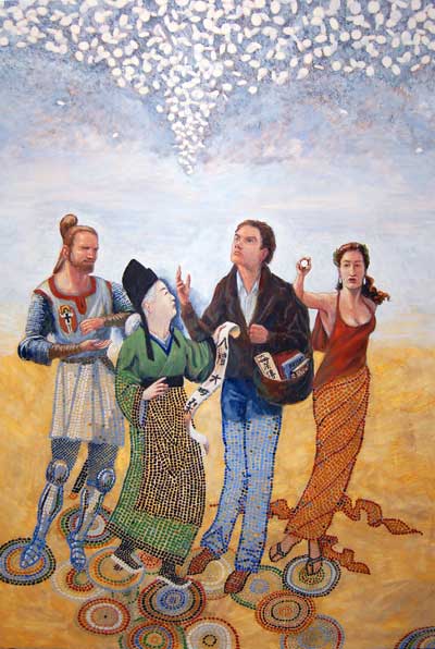 Exaltations cover art by Alessandra Kelley